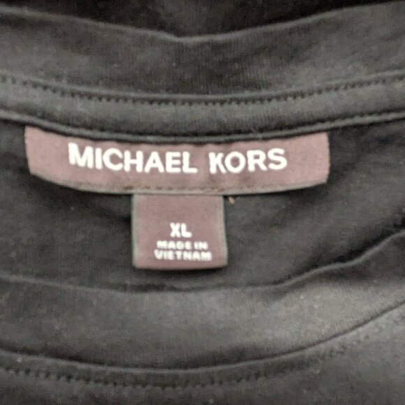 EUC! Men's Size XL Michael Kors Short-Sleeved Black T-shirt - Picture 3 of 4